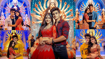Couple Navratri Special Ai Photo Editing| Durga Puja Ai Photo Editing | Ai Photo Editing