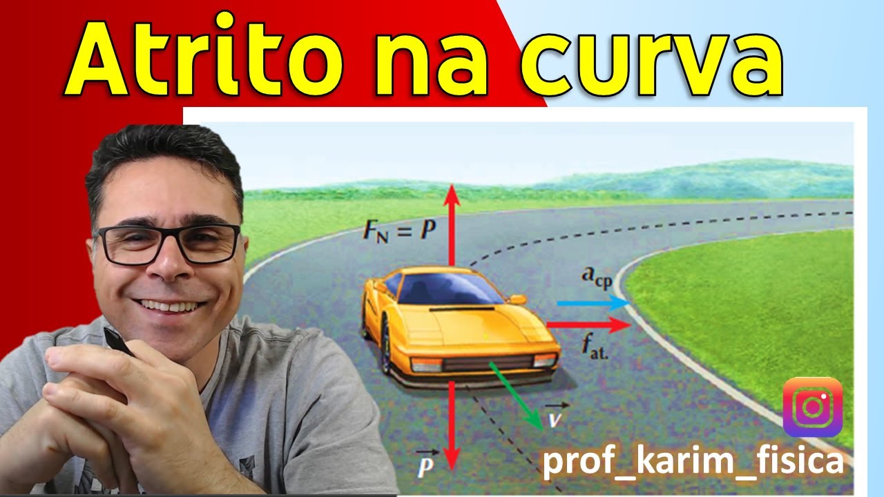 Força Centrípeta - Curva Horizontal