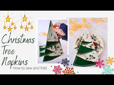 فيديو: كيفية صنع شجرة عيد الميلاد من المناديل