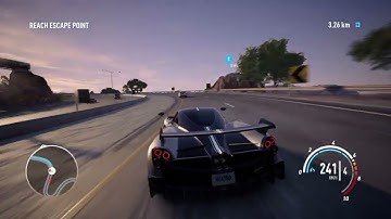 Pagani Huayra BC Bait crate Chase Timer in NFS Payback