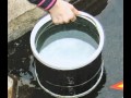 洗車時に役立つ★おりたたみ式バケツ