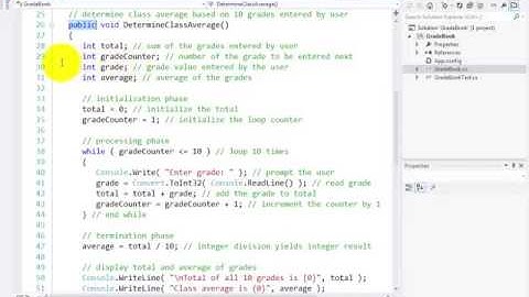 Class Average | Counter-Controlled Repetition| C# Tutorial for Beginners | step by step c# | part 14