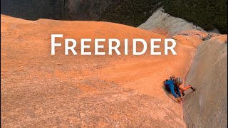 Free climbing on El Capitan (Freerider 5.13a, 30 pitches)