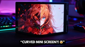 Dit GEBOGEN Mini-scherm verandert ALLES voor PC-gamers!