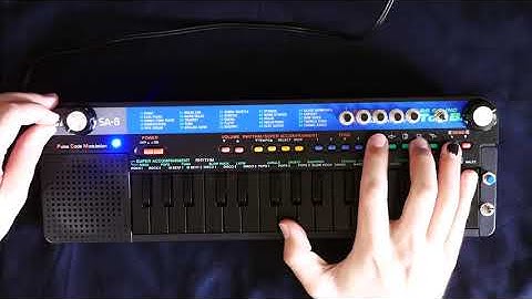 Circuit bent Casio SA-8 // Extended demo, experiments, glitching // Gleix Devices