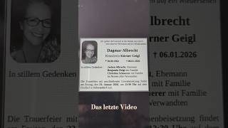 Das letzte Video 😥