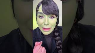 purée mon rêve une full face verte au quotidien #wicked #elphaba #makeuptransformations
