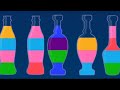 Water sort puzzle playing in three kinds of bottle #game #live