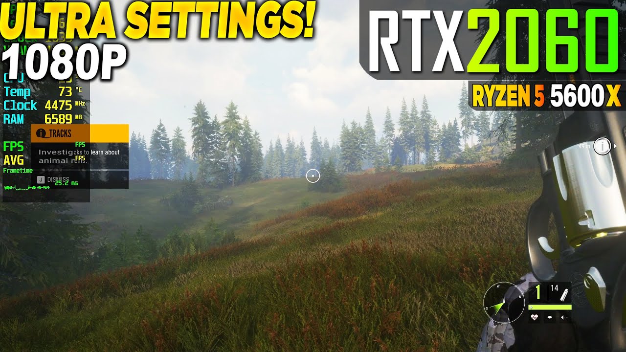 The Hunter Call of the Wild RTX 2060 - 1080p Ultra,