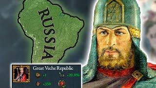 I Brought Russian Democracy to South America - EU4 1.35 Novgorod
