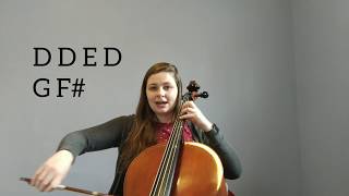 Happy Birthday - cello