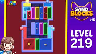 Sand Blocks Level 219 Solution Walkthrough
