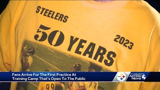 Fans head to Latrobe to kick off Steelers training camp