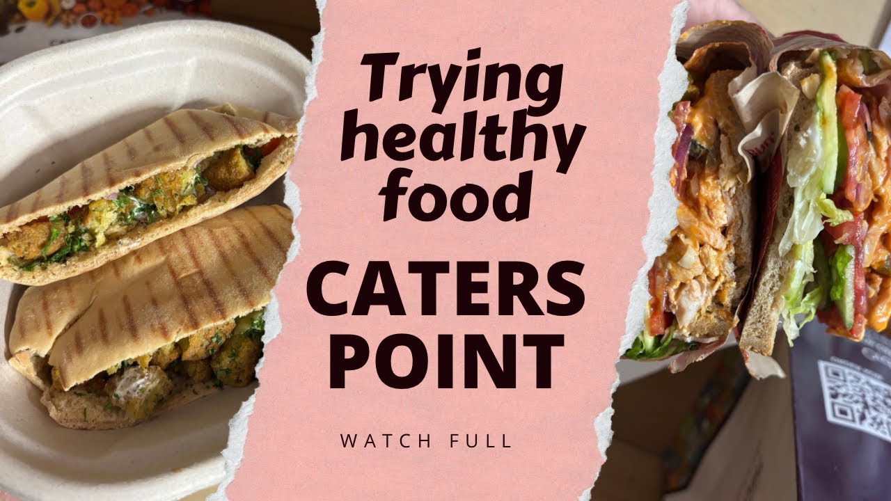 Попробуйте здоровую еду от Caters Point | Фалафель с хумусом, сэндвич с ветчиной и многое другое.