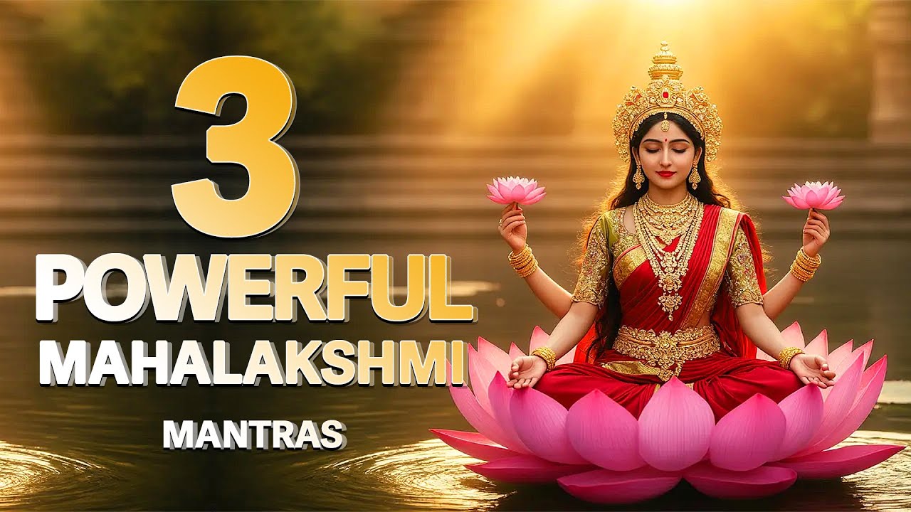 Mahalakshmi Mantra Daily Listen | 3 sanskrit | Release Financial Problem, | श्री महालक्ष्मी मंत्र