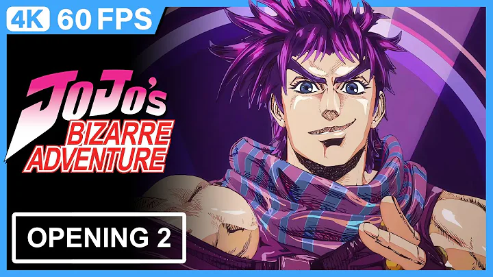 JoJo's Bizarre Adventure Opening 2 | Creditless | 4K 60FPS Remastered