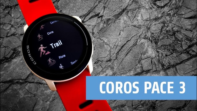 Reloj conectado con correa de silicona Coros Pace 3 - Accesorios - Running  - Mantenimiento físico