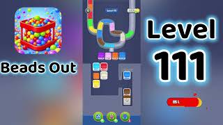 Beads Out Level 111  Walkthrough 🧩✨ | Tricky Bead Puzzle Solution | Go Answer
