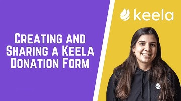 Creating and Sharing a Keela Donation Form