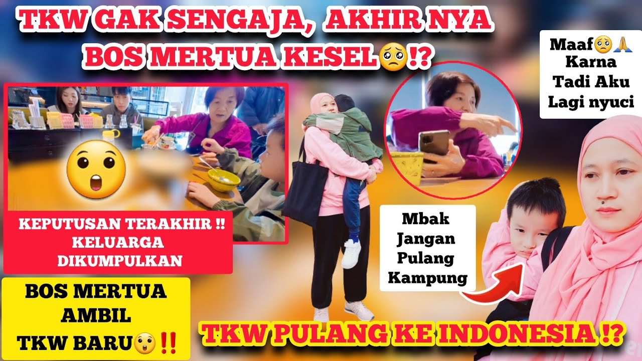 TKW BIKIN KESALAHAN‼️AKHIR NYA BOS MERTUA AMBIL TKW BARU‼️Ngeprank Anak majikan tkw pulang kampung