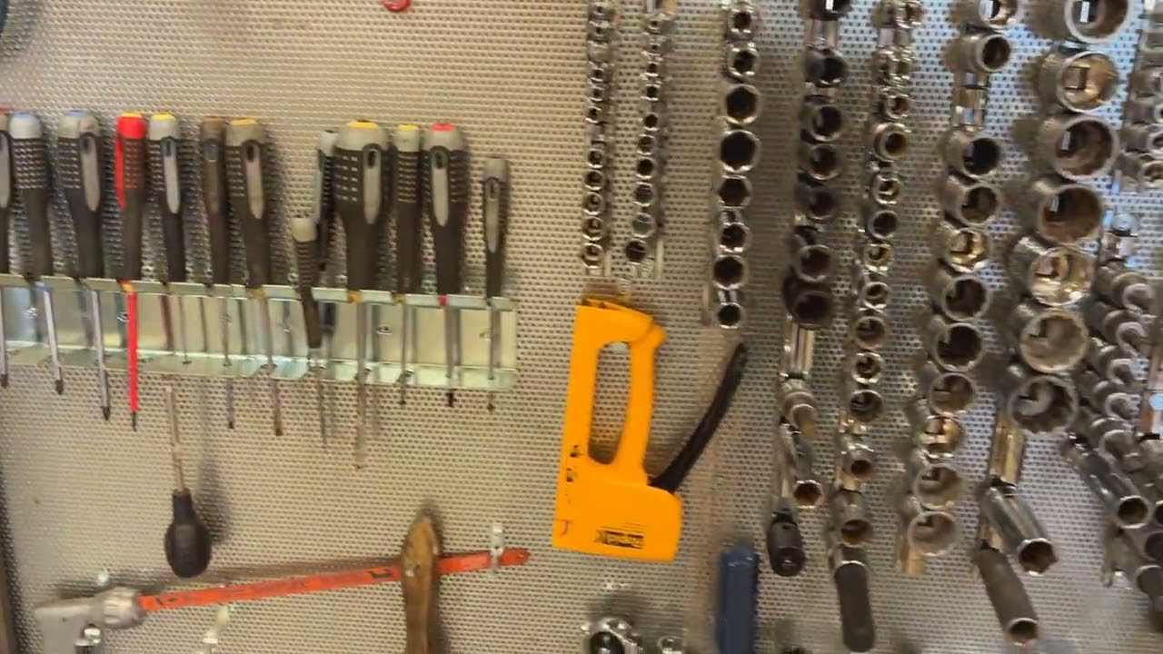 Verktygstavla med verktyg Bacho, Ridgid
