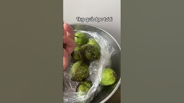 Quả dọc mà nấu canh cá chua thì khỏi phải bàn!