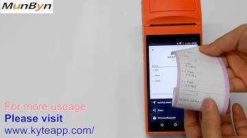 MUNBYN How to connect IPDA020 IPDA032 with  Kyte FREE CASHIER POS Android APP