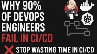 Why 90% of DevOps Engineers Fail in CI/CD | Real Reasons & Fix Explained Jenkins, Docker &Kubernetes
