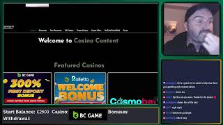 £2500 vs Slots wagering! NO TABLE GAMES. !casino to join me and support the content! 18+ Only