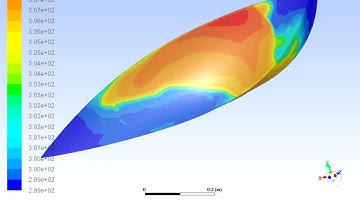 CFD Modelling of Headlamp Condensation, temperature distribution