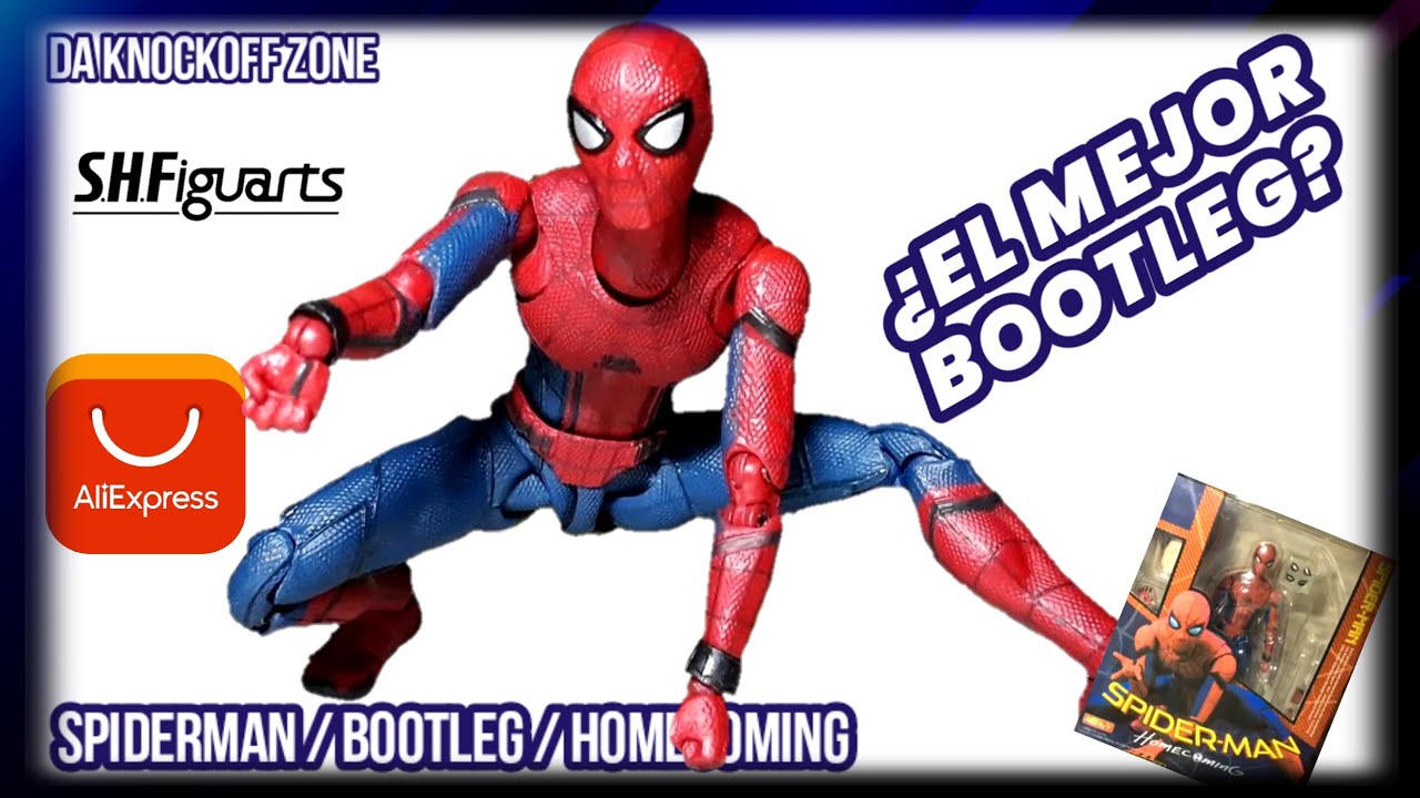 Spiderman Homecoming / Sh figuarts / Bootleg Knockoff / MCU / Spiderverse /  en ESPAÑOL - YouTube