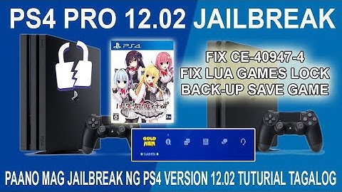 PS4 PRO 12 02 JAILBREAK CE-40947-4 FIX GAME LOCK FIX