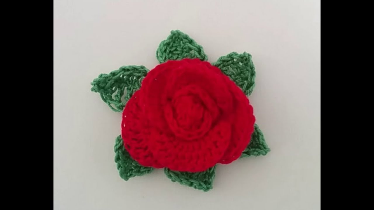 Rosa all'uncinetto - Crochet rose