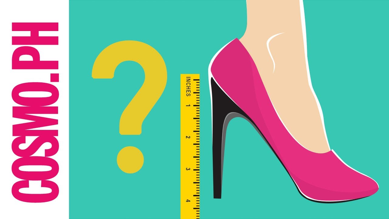 This Is How You Measure Your Ideal High Heel Height - YouTube