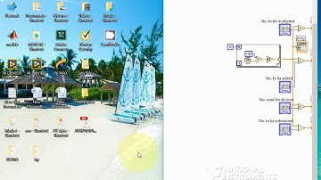 How the mathematical and Boolean operations in arrays proceed in LabVIEW
