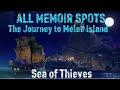 All MEMOIR SPOTS in The Journey to Melee Island Tall Tale - Sea of thieves