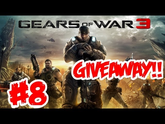 Gears of War 3 Walkthrough Part 8 [ Act 1 - Chapter 6 ] HD - GIVEAWAY!! - Let's Play (Gameplay)