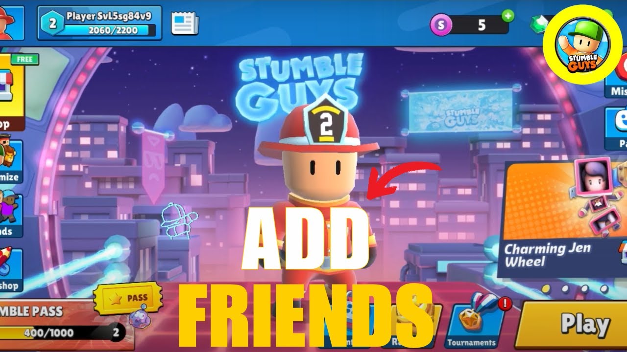 How to Add Friends in Stumble Guys Connect and Play