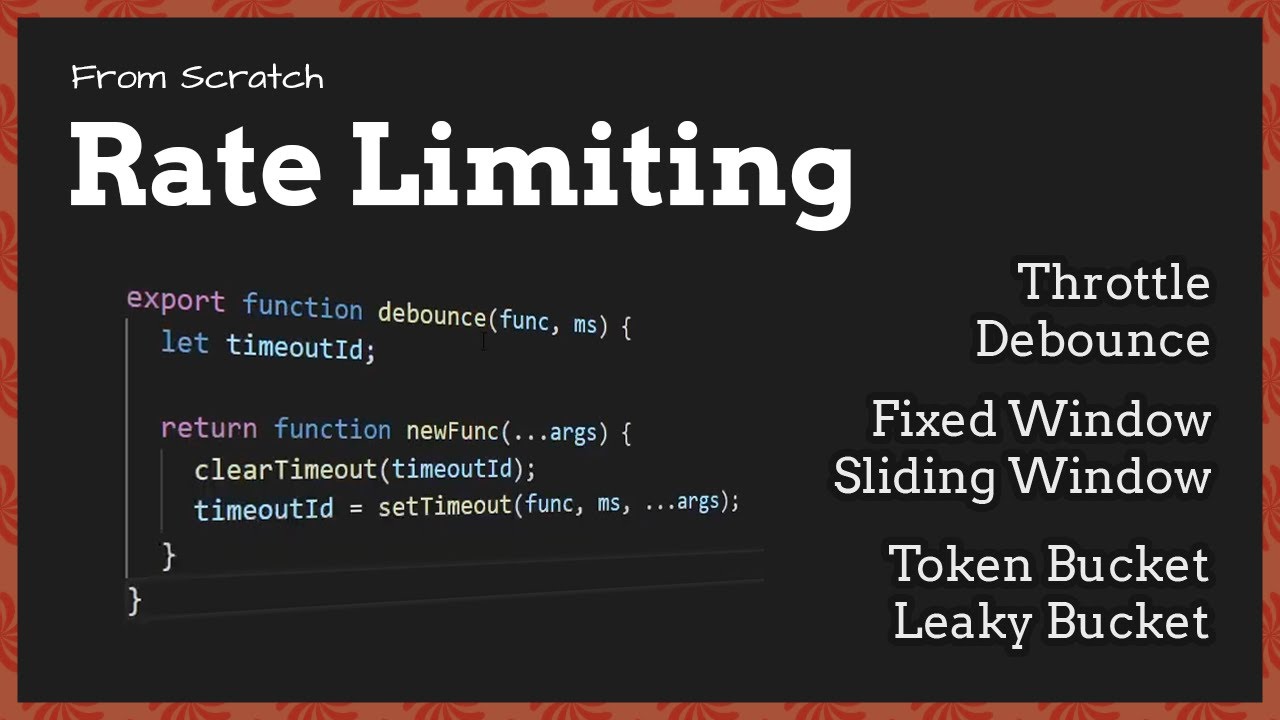 Rate Limiting - From Scratch Episode 3 - YouTube