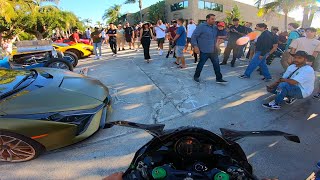 Taking My Ninja H2 To The Biggest Hypercar Meet