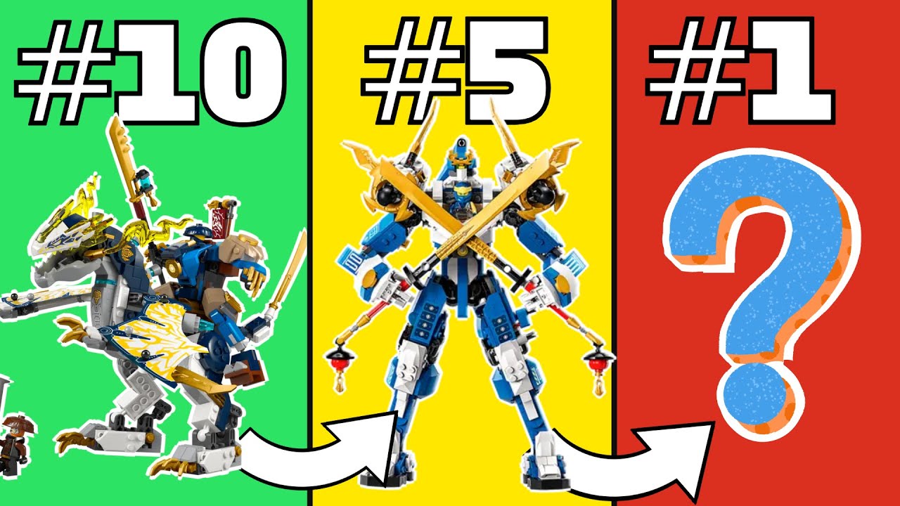 Ranking EVERY Ninjago JAY SET!