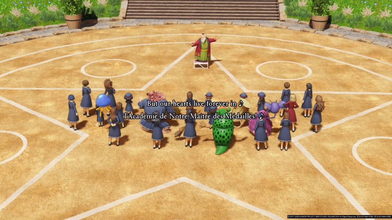 DRAGON QUEST XI S (Act 1) 11 L'Academie de Notre Maitre des Medailles