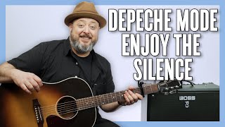 Vignette de la vidéo "Depeche Mode Enjoy the Silence Guitar Lesson + Tutorial"