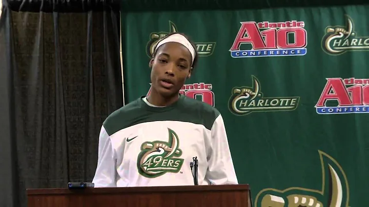 Charlotte 49ers Womens Basketball Postgame vs. Ste...