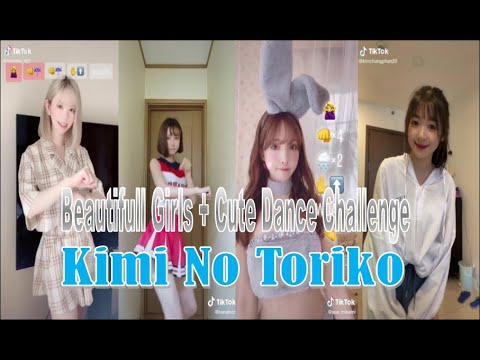 Beautifull Girls + Cute Tik Tok Dance Challenge Compilation Kimi no Toriko (Summertime)
