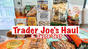 Trader Joe’s Haul & Taste Test for September 2023