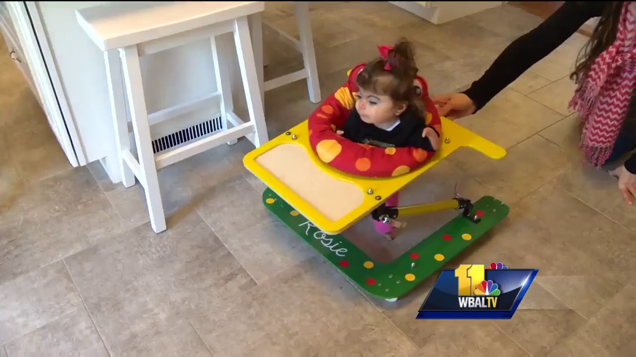 Students build special walker for child 