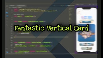 Vertical Card Pager | Flutter