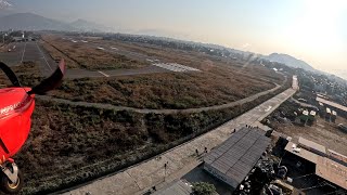 NEPAL 4K - brilliant landing in Pokhara, 562951413