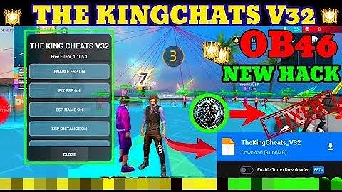 THE KING CHEATS V33 | OB45 FF HACK | FREE FIRE MOD MENU | THE KING CHEATS MOD MENU | FF HACK 2025